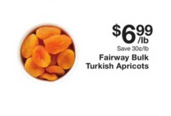Fairway Store Market Fairway bulk turkish apricots offer