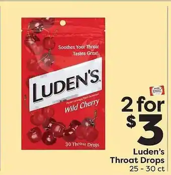 Weis Markets Luden's throat drops offer