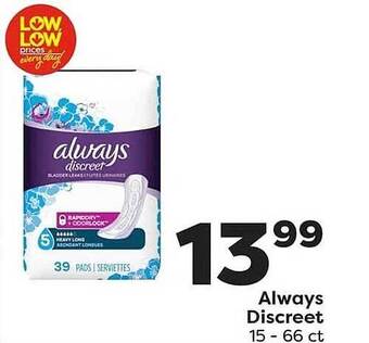 Weis Markets Always discreet offer