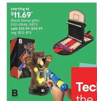 JC Penney Black series gifts offer