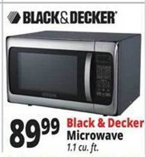 Ocean State Job Lot Black&decker microwave offer