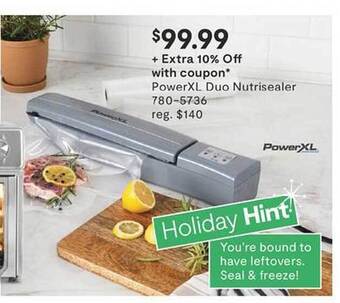JC Penney Powerxl duo nutrisealer offer
