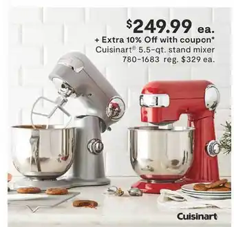 JC Penney Cuisinart stand mixer offer