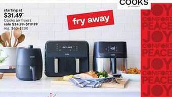 JC Penney Cooks air fryers offer