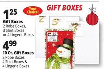 Ocean State Job Lot Gift boxes offer