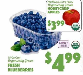 The Food Emporium Fresh blueberries offer