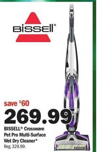 Meijer Bissell crosswave pet pro multi-surface wet dry cleaner offer