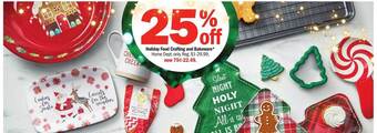 Meijer Holiday food crafting and bakeware offer