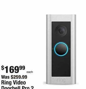 The Home Depot Ring video doorbell pro 2 offer