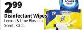 Ocean State Job Lot Disinfectant wipes offer