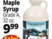 Ocean State Job Lot Maple syrup offer