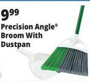Ocean State Job Lot Precision angle broom with dustpan offer