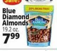 Ocean State Job Lot Blue diamond almonds offer