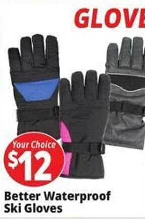 Ocean State Job Lot Better waterproof ski gloves offer