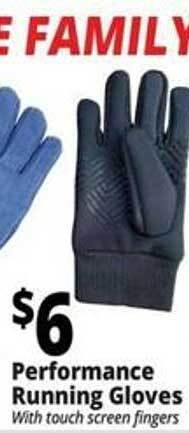 Ocean State Job Lot Performance running gloves offer