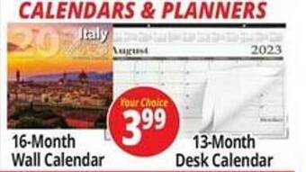 Ocean State Job Lot Calendars & planners offer
