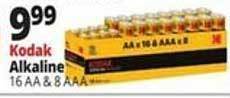 Ocean State Job Lot Kodak alkaline batteries offer
