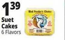 Ocean State Job Lot Suet cakes offer
