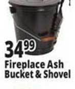 Ocean State Job Lot Fireplace ash bucket & shovel offer