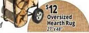 Ocean State Job Lot Oversized hearth rug offer