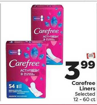 Weis Markets Carefree liners offer