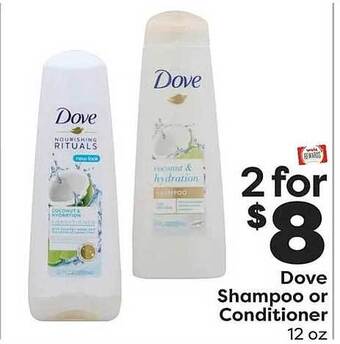 Weis Markets Dove shampoo or conditioner offer