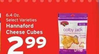 Hannaford Hannaford cheese cubes offer