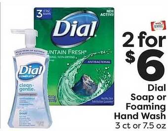 Weis Markets Dial soap or foaming hand wash offer