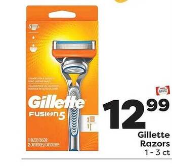 Weis Markets Gillette razors offer