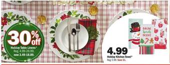 Meijer Holiday kitchen towel offer