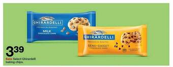 Target Select ghirardelli baking chips offer