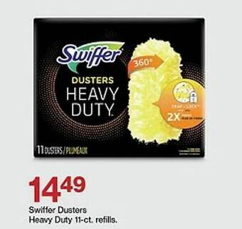 Target Swiffer dusters heavy duty offer