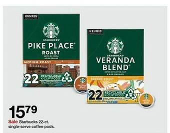 Target Starbucks single-serve coffee pods offer
