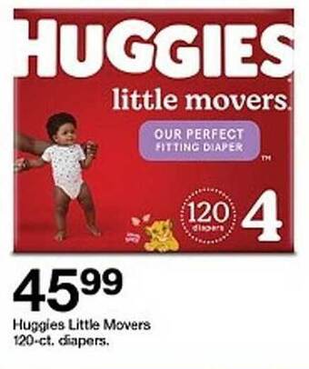 Target Huggies little movers diapers offer