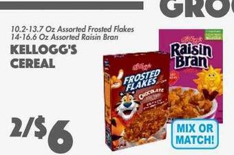 The Food Emporium Kellogg's cereal offer
