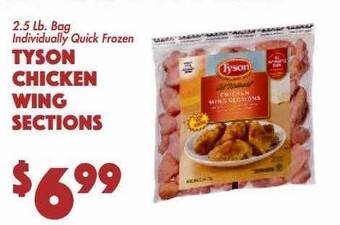 The Food Emporium Tyson chicken wing sections offer