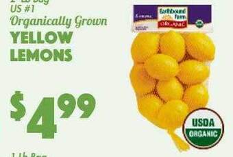 The Food Emporium Yellow lemons offer