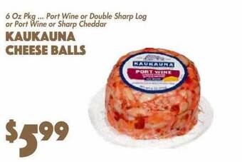 The Food Emporium Kaukauna cheese balls offer