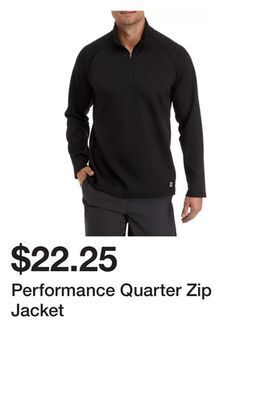 Belk Performance quarter zip jacket offer