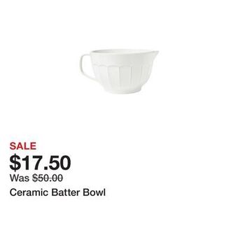 Belk Ceramic batter bowl offer