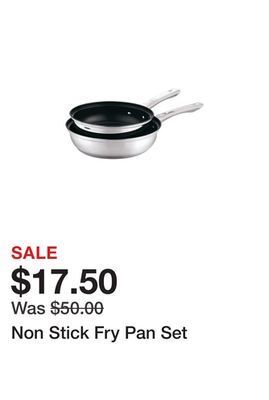 Belk Non stick fry pan set offer
