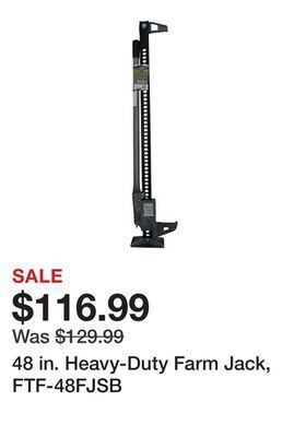 Tractor Supply Company 48 in. heavy-duty farm jack, ftf-48fjsb offer