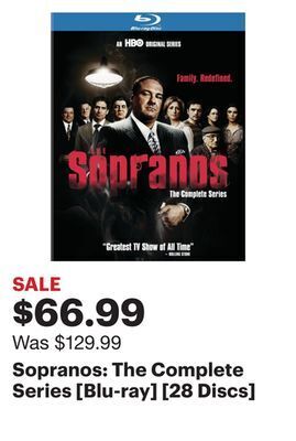Best Buy Sopranos: the complete series [blu-ray] [28 discs] offer