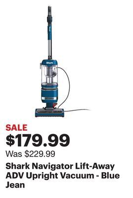 Best Buy Shark navigator lift-away adv upright vacuum - blue jean offer