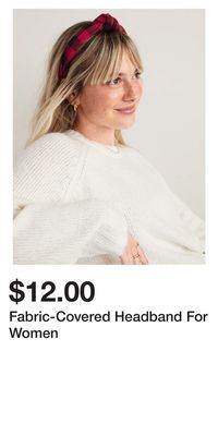Old Navy Fabric-covered headband for women offer