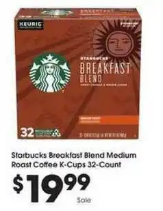 Kroger Starbucks Breakfast Blend Medium Roast Coffee K-Cups 32-Count offer