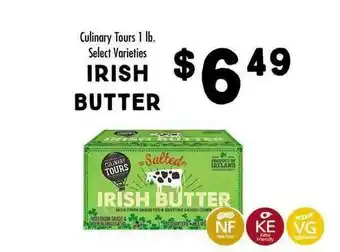 Maceys Culinary Tours 1 Lb. Irish Butter offer