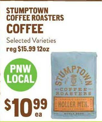 New Seasons Market Stumptown Coffee Roasters Coffee offer