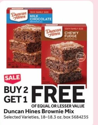 Stop&Shop Duncan Hines Brownie Mix offer