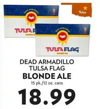Dead Armadillo Tulsa Flag Blonde Ale